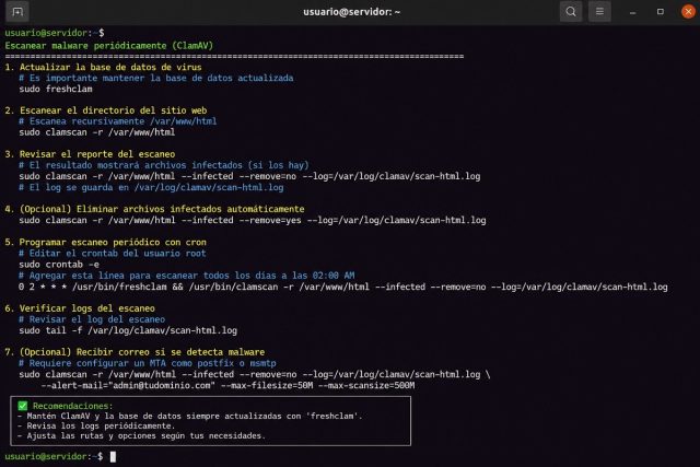 Seguridad WP #0010: Escanear Malware Periódicamente