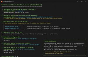 Seguridad WP #0011: Ocultar Versión de Apache