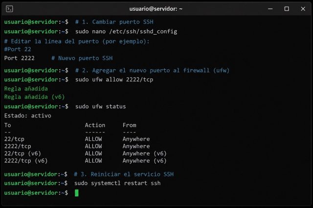 Seguridad WP #0004: Cambiar Puerto SSH