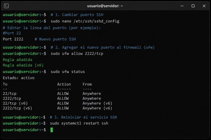 Seguridad WP #0004: Cambiar Puerto SSH