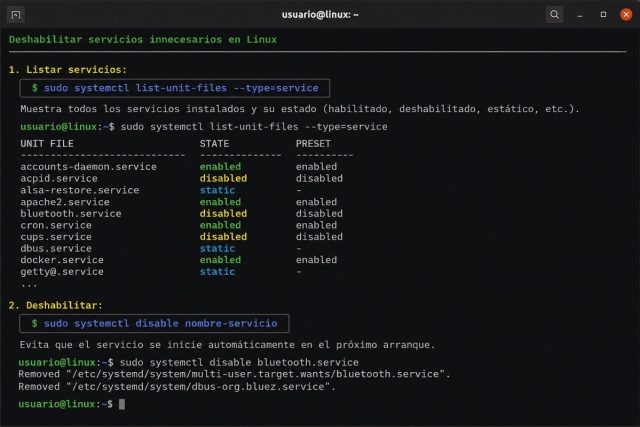 Seguridad WP #0007: Deshabilitar Servicios Innecesarios