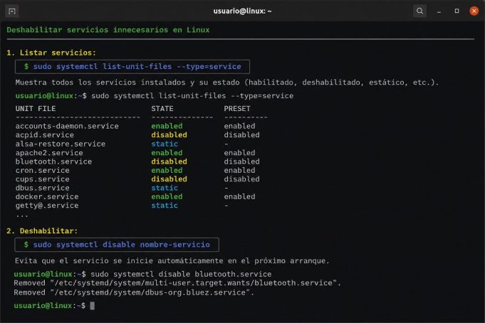 Seguridad WP #0007: Deshabilitar Servicios Innecesarios