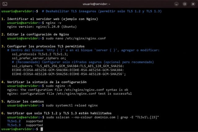 Seguridad WP #0014: Deshabilitar TLS inseguros
