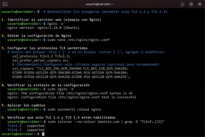 Seguridad WP #0014: Deshabilitar TLS inseguros